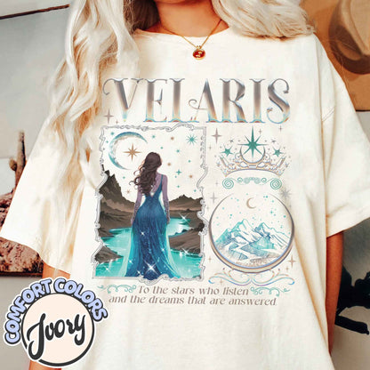 Velaris City of Starlight Acotar Comfort Colors Shirt, The Night Court Shirt, Court Of Dreams, Rhysand, Cassian, Sarah J Maas, Booklover Tee