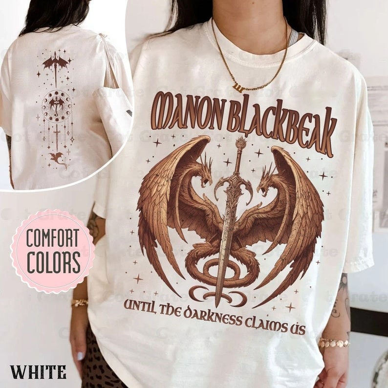 Manon Blackbeak Throne of Glass Comfort Colors Shirt | Rowan Whitethorn Shirt,Crescent City Shirt,Throne of Glass T-shirt