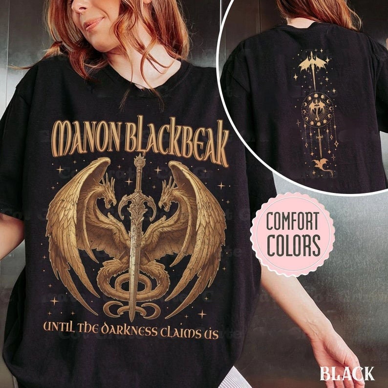 Manon Blackbeak Throne of Glass Comfort Colors Shirt | Rowan Whitethorn Shirt,Crescent City Shirt,Throne of Glass T-shirt