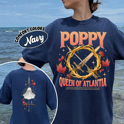 Blood And Ash Fan Comfort Colors Shirt, Poppy Queen Of Atlantia Shirts, From Blood And Ash T Shirt, JLA Inspired Merch, Gift For Book Lover