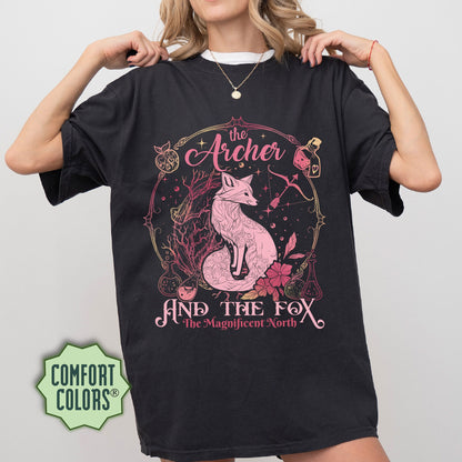 Ballad Of The Archer And The Fox Comfort Colors Shirt, The Archer And The Fox Shirt, Once Upon A Broken Heart Shirt, Bookish Shirt