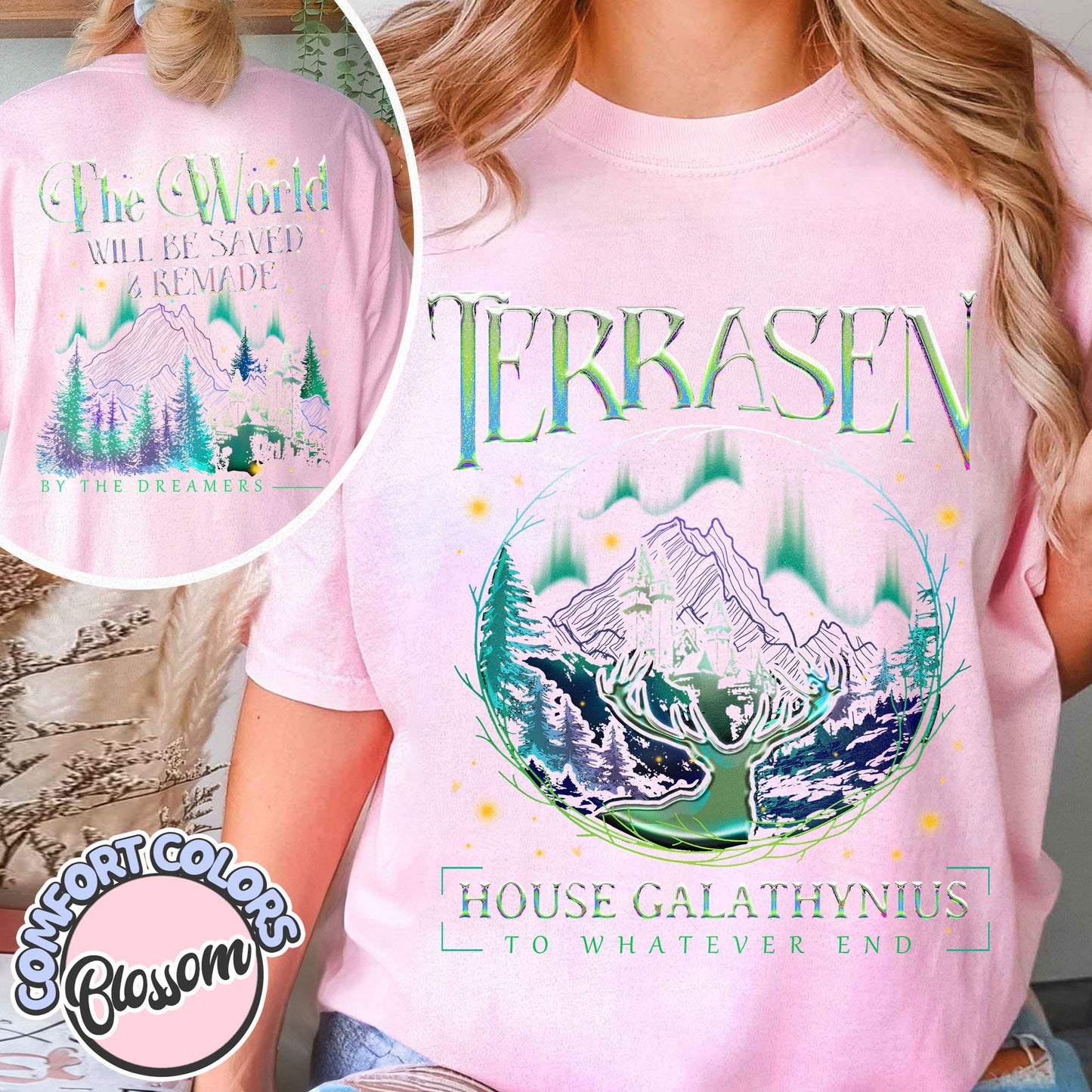 Comfort Colors® Sjm- Terrasen T-shirt, Throne Of Glass T-shirt, Reading Lover Gift, Book Lover T-shirt, Gifts For Book Love, Tog Shirt