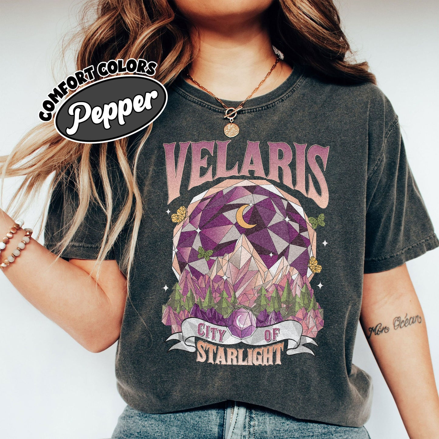 Acotar Velaris City of Starlight Comfort Colors Shirt, The Night Court Trendy Tee, A Court of Thorns and Roses Merch, SJM Merch