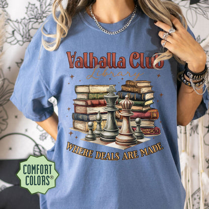 Valhalla Club Comfort Colors Shirt, Twisted Love Shirt, Twisted Series Merch, King of Wrath, Booktok Shirt, Book Lover Gift, Alex Volkov