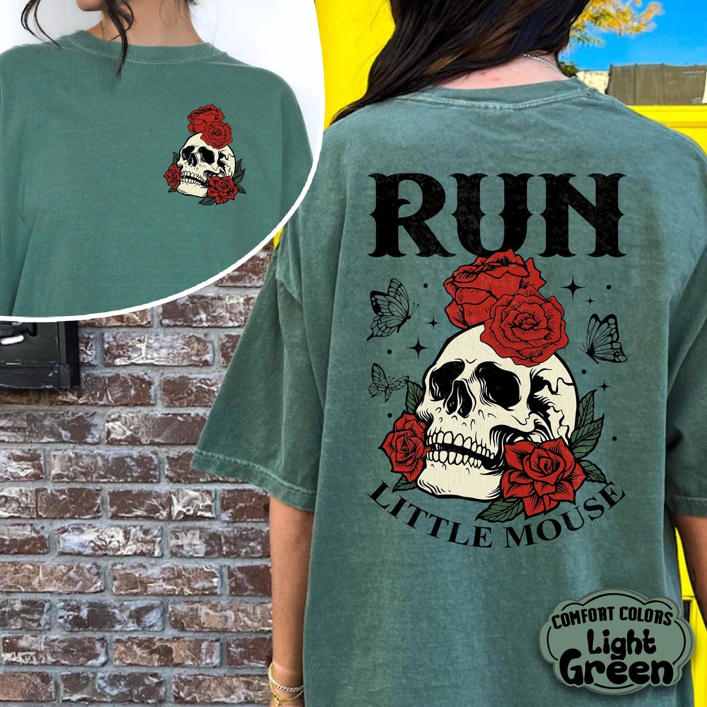 Run Little Mouse Comfort Colors Shirt, Spicy Books Dark Romance Merch, Smut Reader Shirt, Dark Romance Book Lover Shirt Book Lover Gift