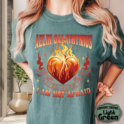 Fireheart Aelin Comfort Colors Shirt, Throne Of Glass Fan Shirt, Aelin Galathynius Shirts, Kingsflame The Thirteen, Trendy SJM Merch