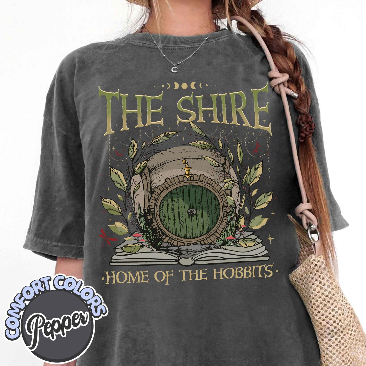 The Shire Comfort Colors Shirt, Gift For Hobbit Lovers, Tolkien Shirt, The Fellowship Bookish Shirt Hobbit Shirt, Lord Of The Rings Shirt