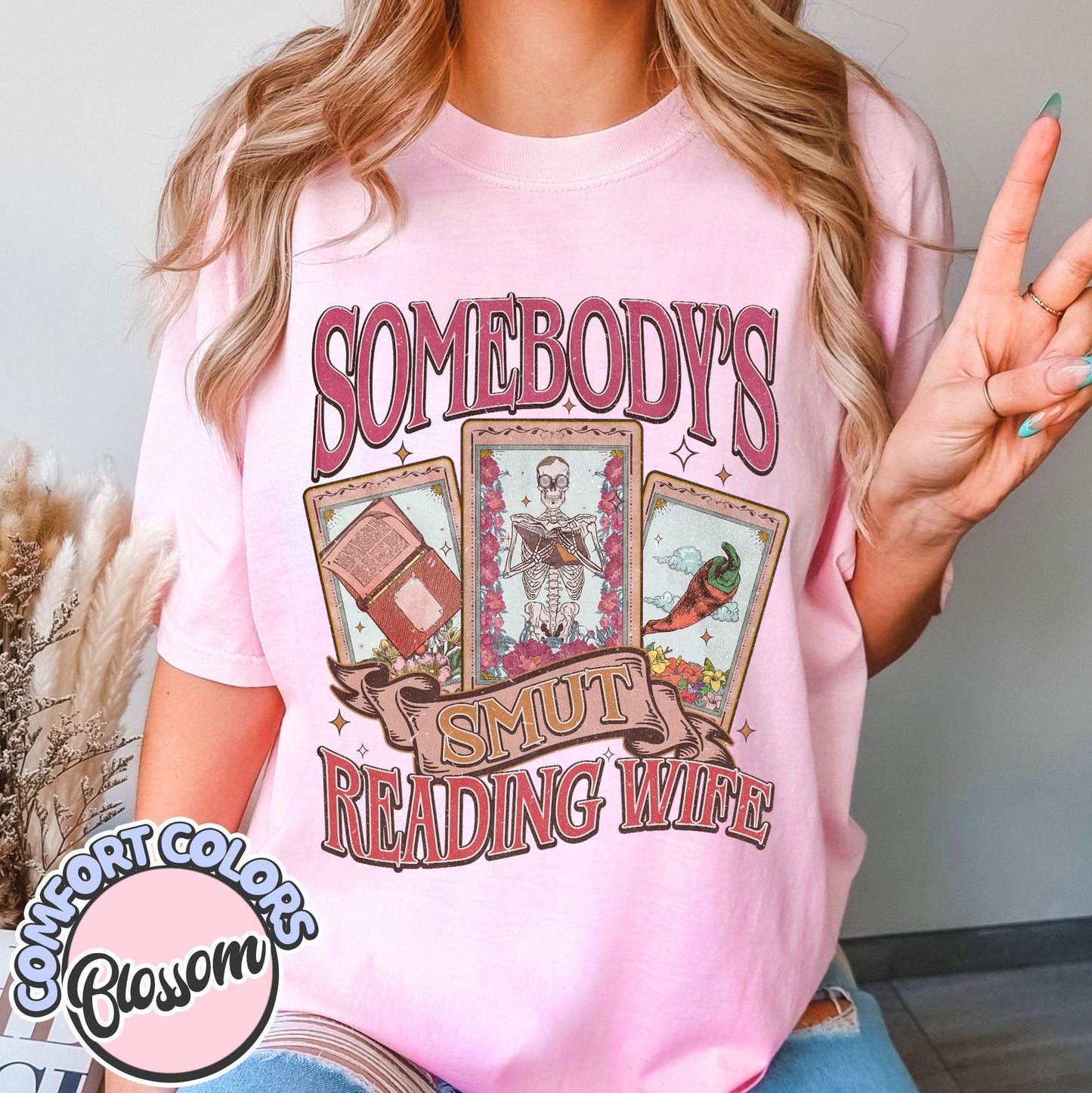 Smutty Book Club Comfort Colors Shirt,Somebody's Smut Reading Wife Shirt,Dark Romance Book Club Shirt,Spicy Book Club Shirt, Book Lover Gift