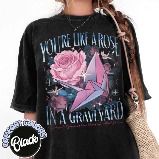 Vanessa Graveyard Comfort Colors Shirt, Bookish Fan Fic Shirt, Magic Wizard School,manacled Merch, Fandom Gift, Dark Romantasy Gift Reader