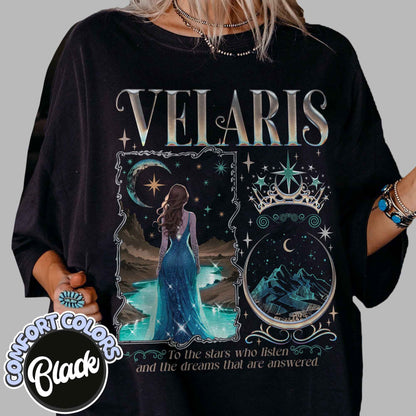 Velaris City of Starlight Acotar Comfort Colors Shirt, The Night Court Shirt, Court Of Dreams, Rhysand, Cassian, Sarah J Maas, Booklover Tee