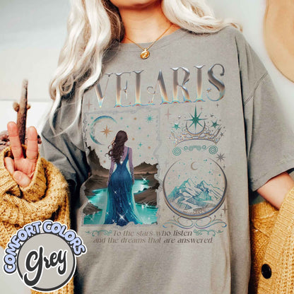 Velaris City of Starlight Acotar Comfort Colors Shirt, The Night Court Shirt, Court Of Dreams, Rhysand, Cassian, Sarah J Maas, Booklover Tee