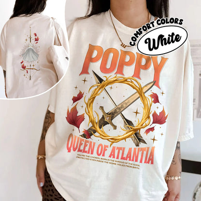 Blood And Ash Fan Comfort Colors Shirt, Poppy Queen Of Atlantia Shirts, From Blood And Ash T Shirt, JLA Inspired Merch, Gift For Book Lover