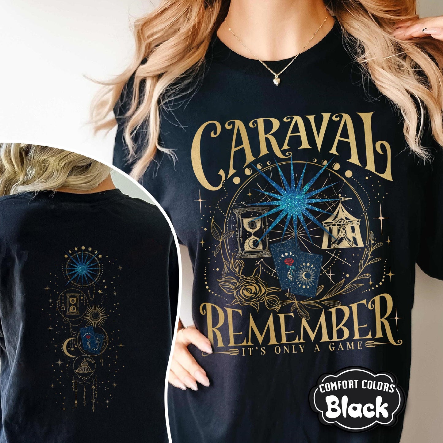 Caraval Comfort Colors Shirt, Remember It's Only A Game Shirt, Legendary Booktok Shirt, Stephanie Garber, Bookish Shirt,Romantasy Book Lover