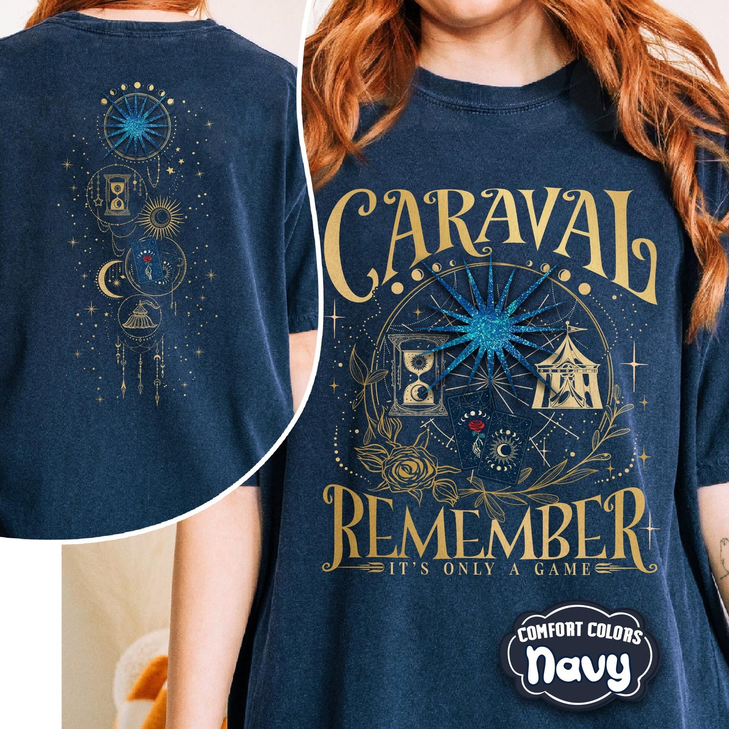 Caraval Comfort Colors Shirt, Remember It's Only A Game Shirt, Legendary Booktok Shirt, Stephanie Garber, Bookish Shirt,Romantasy Book Lover