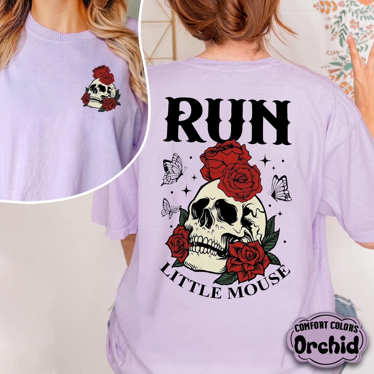 Run Little Mouse Comfort Colors Shirt, Spicy Books Dark Romance Merch, Smut Reader Shirt, Dark Romance Book Lover Shirt Book Lover Gift