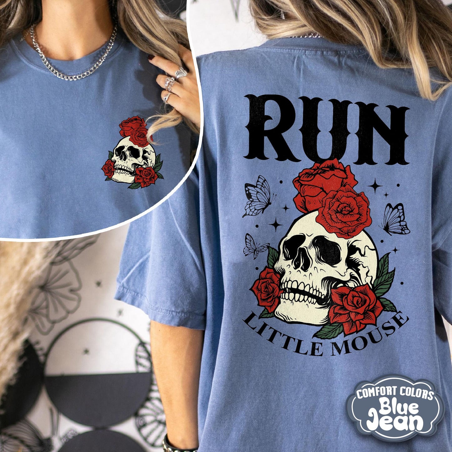 Run Little Mouse Comfort Colors Shirt, Spicy Books Dark Romance Merch, Smut Reader Shirt, Dark Romance Book Lover Shirt Book Lover Gift