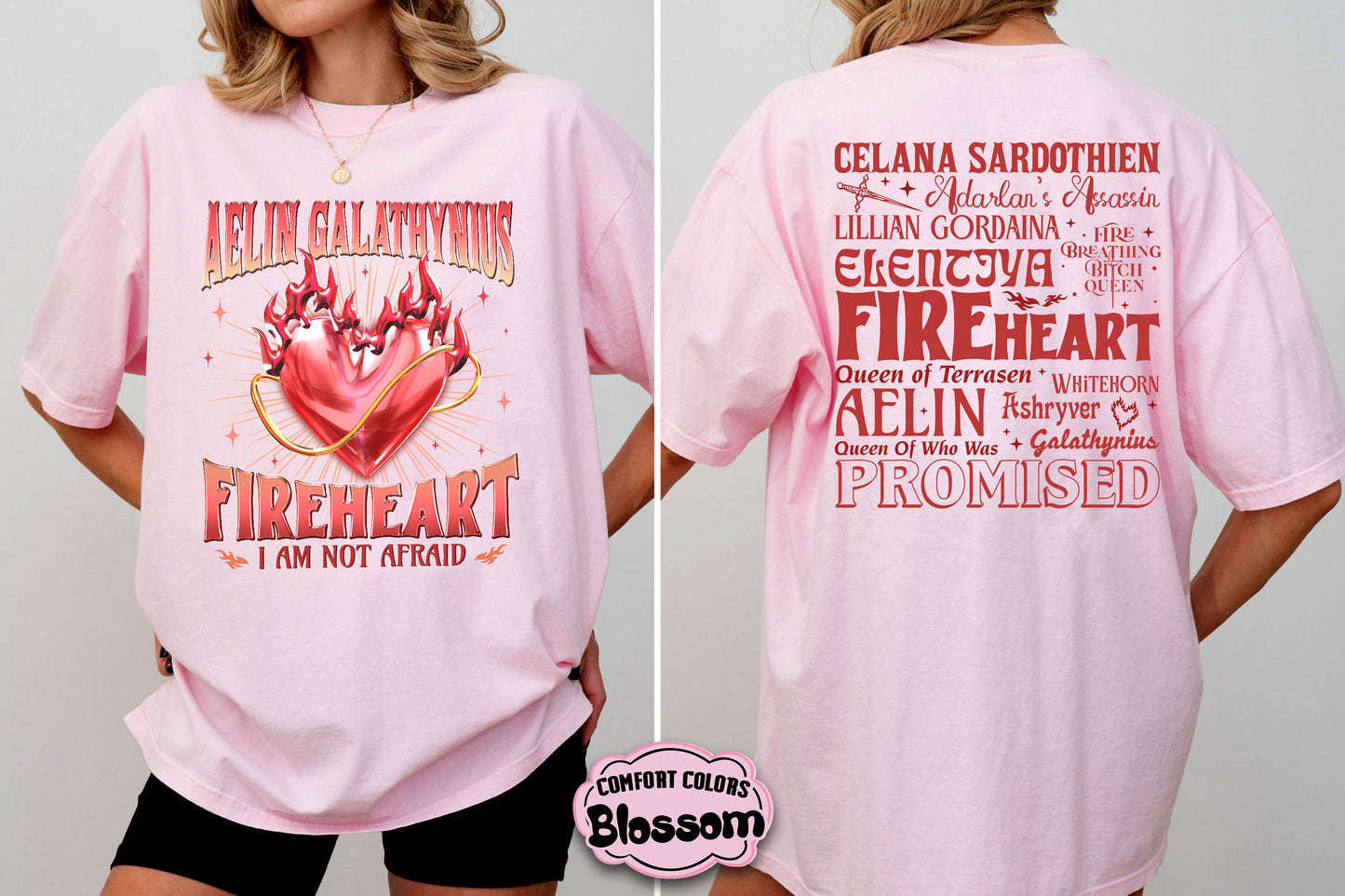 Fireheart Comfort Colors Shirt, Aelin Galathynius Shirt, To Whatever End Shirt, Sjm Quotes, Throne of Glass Shirt, You Do Not Yield Shirt