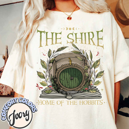 The Shire Comfort Colors Shirt, Gift For Hobbit Lovers, Tolkien Shirt, The Fellowship Bookish Shirt Hobbit Shirt, Lord Of The Rings Shirt