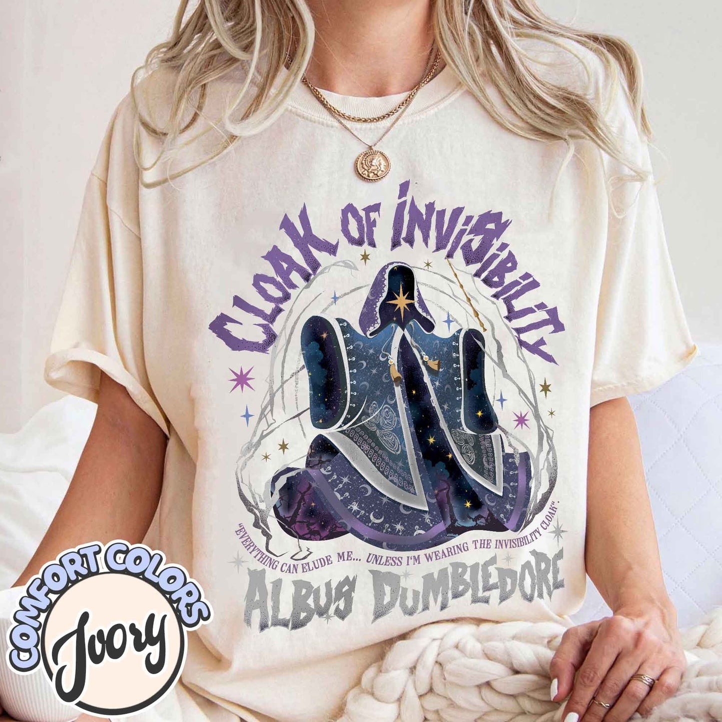 Wizard School Fandom Comfort Colors Shirt, Cloak Of Invisibility,Hp Inspired Png Shirt Wizarding World,Bookish Gift For Fan,Magic Wand Shirt