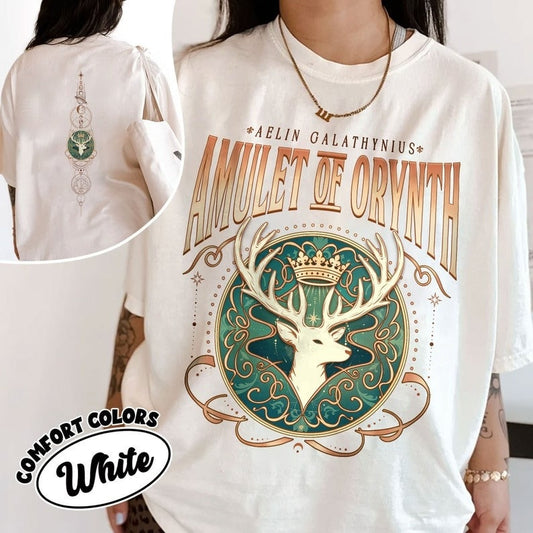 Throne Of Glass Comfort Colors Shirt Merch, Aelin Galathynius TOG Shirt, Terrasen TShirt, SJM Universe, Bookish Gifts, Amulet Of Orynth