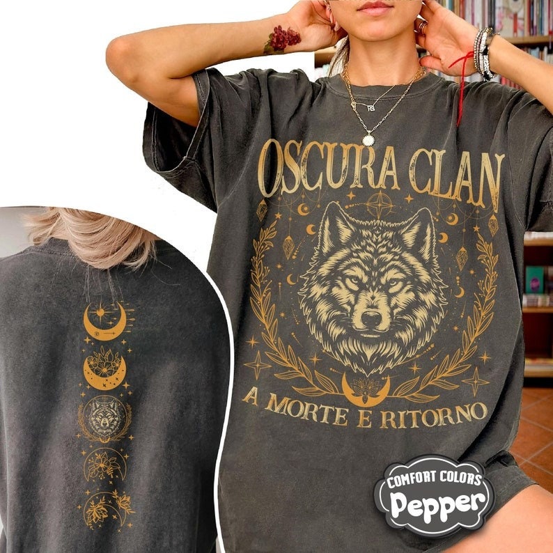 Oscura Clan Comfort Colors Shirt, A Morte E Ritorno Shirt, Ruthless Boys Shirt, Twisted Sisters, Zodiac Academy Merch, Lunar Brotherhood